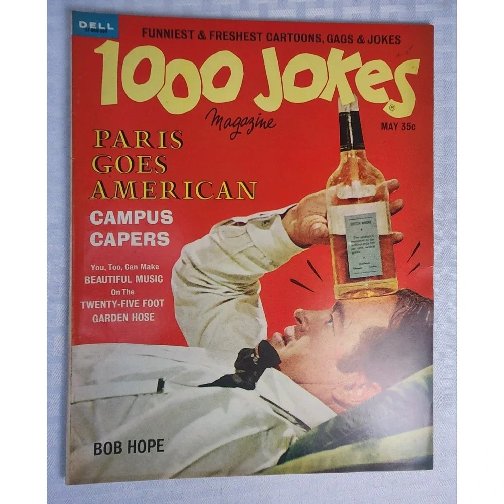 1000 JOKES May 1963 #195 Vintage Golden Age Funny Magazine Very Fine / Near Mint